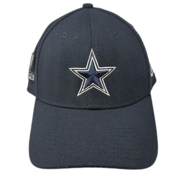 New Era Other - Dallas Cowboys NFL New Era Blue Cap XL Playoffs Patch 39THIRTY Stretch Fit Hat